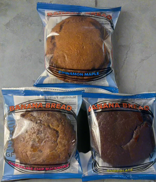 Banana Breads: The mix: all 3 flavors in 1 box!